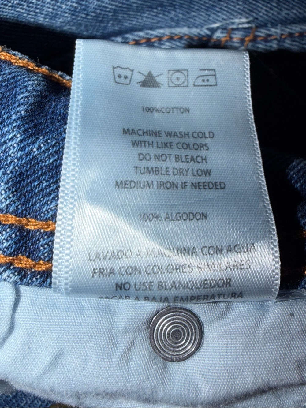 Monkey Ride ~ Jeans ~ Relaxed ~ Mid-Blue Denim ~ Carpenter-Style ~ Wide Legged - Picture 10 of 10